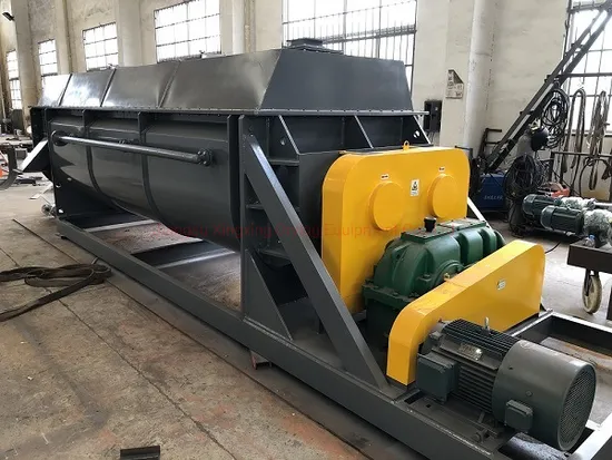 ASME Hollow Blade Sludge Rotary Drum Dryer Machine